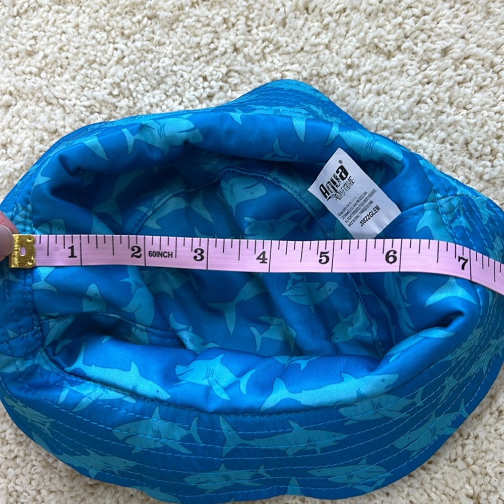 NWT Aqua Smart Sun Shark Bucket Hat - Picture 6 of 8